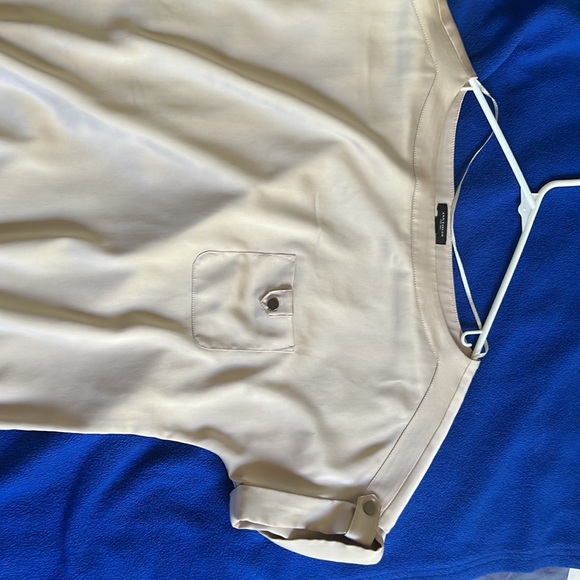 ANN TAYLOR - Gold/Cream top - Size 2 - Picture 2 of 7